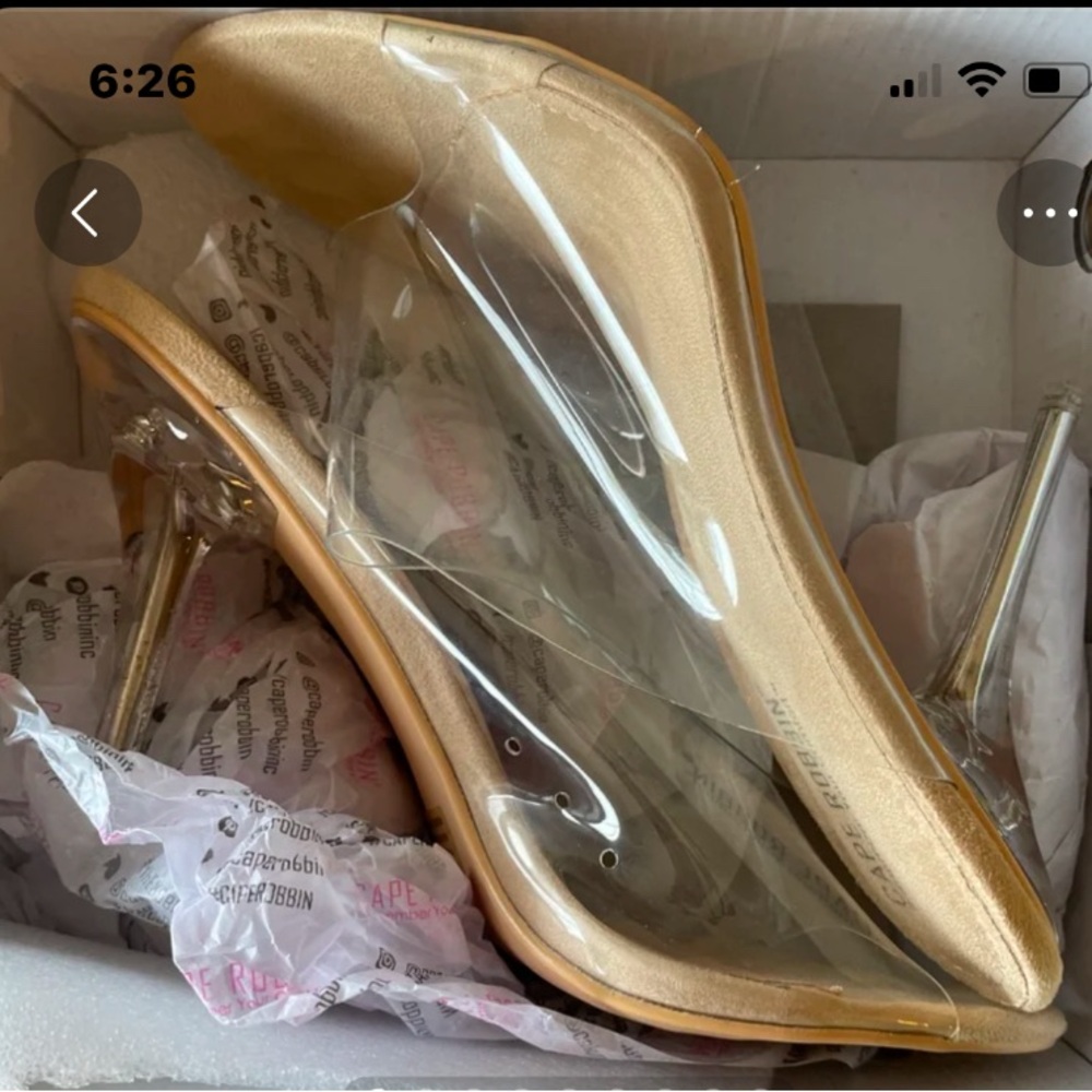 Elegant Clear Heels